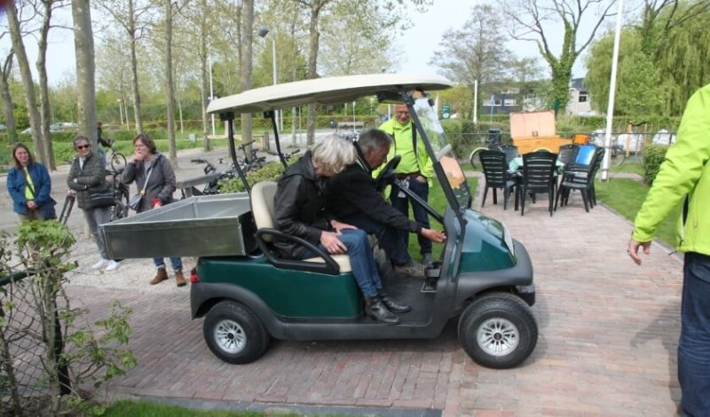 Golfwagen speciaal voor Krasse Knarren in het Maximapark